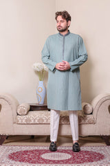 Real Image Mens Kurta Winter Collection-D-455 Grey
