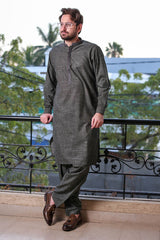 Real Image Mens Kurta Shalwar Winter Collection'2025-D-513 Grey