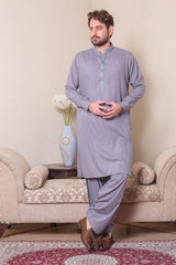 Real Image Mens Kurta Shalwar Winter Collection'2025-D-522 Grey