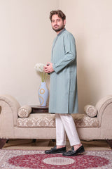 Real Image Mens Kurta Winter Collection-D-455 Grey