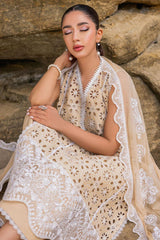 Zainab Chottani Unstitched 3 Piece Luxury Chikankari Collection'2024-07-B-Motia