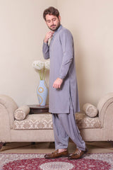 Real Image Mens Kurta Shalwar Winter Collection'2025-D-522 Grey