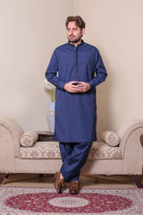 Real Image Mens Kurta Shalwar Winter Collection'2025-D-516 Blue
