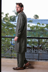 Real Image Mens Kurta Shalwar Winter Collection'2025-D-513 Grey
