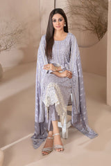 Banah By Tawakkal Unstitched 3 Piece Emb Lawn Suit-D-9115