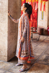 Taneez by Roheenaz Unstitched 3 Piece Block Printed Lawn Suit-RNB-09-A-Neda