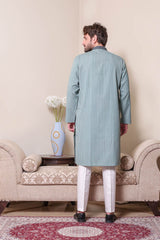 Real Image Mens Kurta Winter Collection-D-455 Grey