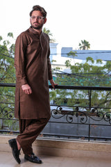 Real Image Mens Kurta Shalwar Winter Collection'2025-D-512 Copper