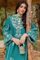 Siraa Lawn By Sadaf Fawad Khan Unstitched 3 Piece Emb Lawn Vol-02 Suit-13-Faizah-A