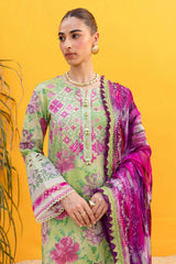 Gardenia By Nureh Unstitched 3 Piece Printed & Emb Lawn Suit-NS-139