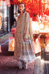 Taneez by Roheenaz Unstitched 3 Piece Block Printed Lawn Suit-RNB-08-A-Zara