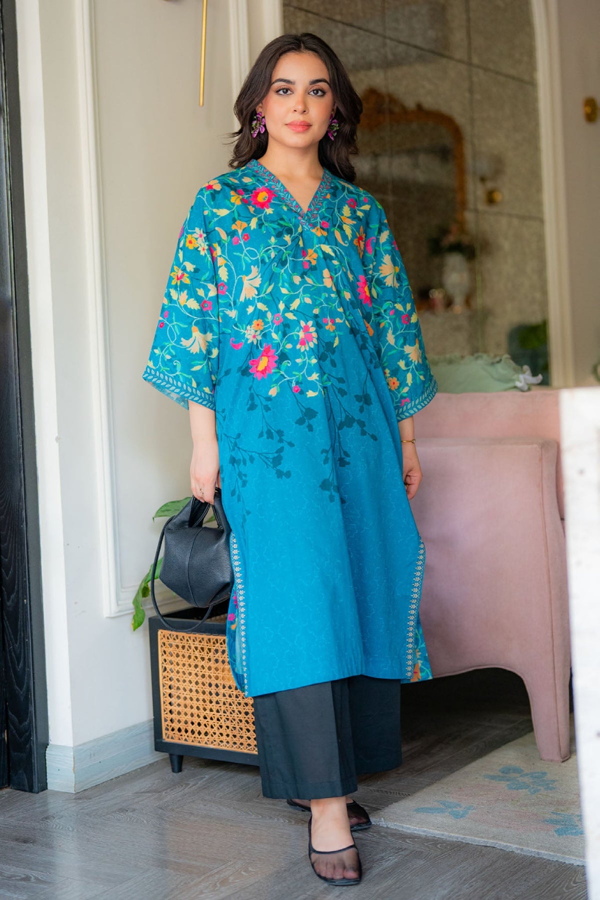Selene By Sahar Unstitched 1 Piece Printed Lawn Vol-02 Collection'2025-SL-25-V1-01