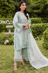 Siraa Lawn By Sadaf Fawad Khan Unstitched 3 Piece Emb Lawn Vol-02 Suit-12-Zaphira-B