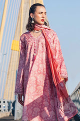 Taneez by Roheenaz Unstitched 3 Piece Block Printed Lawn Suit-RNB-07-B-Vida