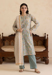 Zellbury Stitched 3 Piece Lawn Vol-01 Suit-WPS-32184