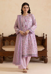 Zellbury Stitched 3 Piece Lawn Vol-01 Suit-WPS-32166