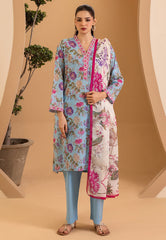 Zellbury Stitched 3 Piece Lawn Vol-01 Suit-WPS-32163