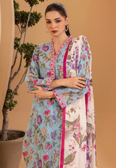 Zellbury Stitched 3 Piece Lawn Vol-01 Suit-WPS-32163