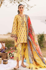 Meraki by Asifa N Nabeel Unstitched 3 Piece Lawn Suit-Sonnet