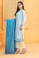 Ashleena By Tawakkal Unstitched 3 Piece Emb Digital Print Lawn Suit-D-3278