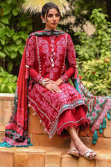Siraa Lawn By Sadaf Fawad Khan Unstitched 3 Piece Emb Lawn Vol-02 Suit-08-Helen-B