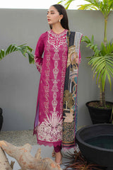 Qline by Qalamkar Unstitched 3 Piece Festive Lawn Suit-JK-16-Seraphina