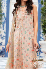 M Prints By Maria B Unstitched 3 Piece Luxury Emb Lawn Eid 2 Edit Suit-MPT-2203-B