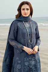 Khuwab By Nureh Unstitched 3 Piece Emb Swiss Voil Lawn Collection-NE-146