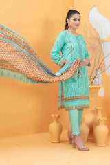 Ashleena By Tawakkal Unstitched 3 Piece Emb Digital Print Lawn Suit-D-3277