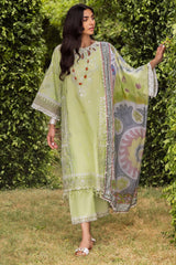 Siraa Lawn By Sadaf Fawad Khan Unstitched 3 Piece Emb Lawn Vol-02 Suit-06-Gina-B