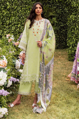 Siraa Lawn By Sadaf Fawad Khan Unstitched 3 Piece Emb Lawn Vol-02 Suit-06-Gina-B