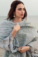 Khuwab By Nureh Unstitched 3 Piece Emb Swiss Voil Lawn Collection-NE-145