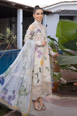 Meraki By Asifa Nabeel Unstitched 3 Piece Digital Printed Lawn Vol-02 Suit-MK-16-Sarmayi