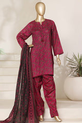 Sada Bahar Stitched 3 Piece Printed With Shalwar- PR-83 A-ATISHI