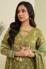 Zellbury Unstitched 3 Piece Lawn Edit 2 Suit-WUS26X30824
