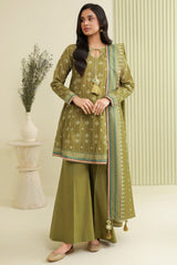 Zellbury Unstitched 3 Piece Lawn Edit 2 Suit-WUS26X30824