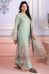 Zellbury Unstitched 3 Piece Lawn Edit 2 Suit-WUS26X30545