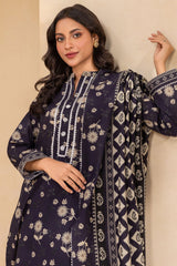 Zellbury Unstitched 3 Piece Lawn Edit 2 Suit-WUS26X30538