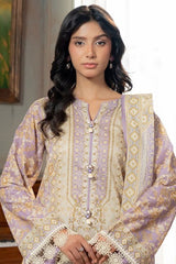 Zellbury Unstitched 3 Piece Lawn Edit 2 Suit-WUS26X30535