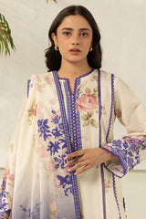 Zellbury Unstitched 3 Piece Lawn Edit 2 Suit-WUS26X30476