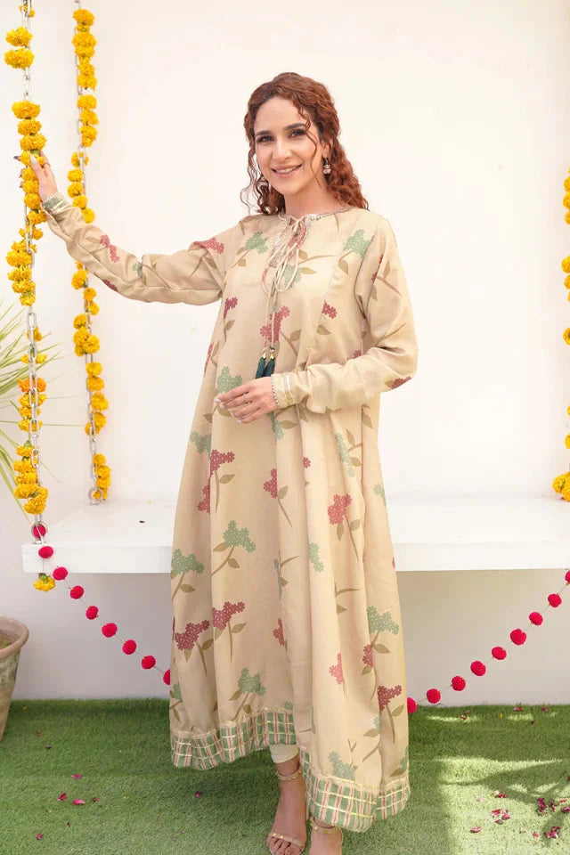 Dhaga Stitched 1 Piece Jacquard Frocks 2025-Uraan
