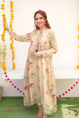Dhaga Stitched 1 Piece Jacquard Frocks 2025-Uraan