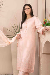 Zenel By Tawakkal Unstitched 3 Piece Fancy Emb Jacquard Lawn Suit-D-2158