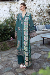 Aylin By Republic Unstitched 3 Piece Emb Lawn Summer Suit-D-02-B-Fleur