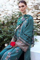 Aylin By Republic Unstitched 3 Piece Emb Lawn Summer Suit-D-02-B-Fleur