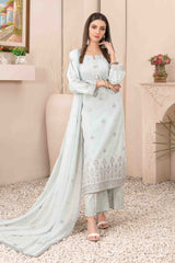 Zenel By Tawakkal Unstitched 3 Piece Fancy Emb Jacquard Lawn Suit-D-2157