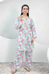 Zel By Tawakkal Unstitched 2 Piece Digital Printed Swiss Suit-D-2818