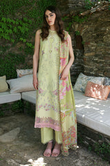Aylin By Republic Unstitched 3 Piece Emb Lawn Summer Suit-D-05-A-Lunara