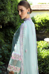 Aylin By Republic Unstitched 3 Piece Emb Lawn Summer Suit-D-08-A-Rosa