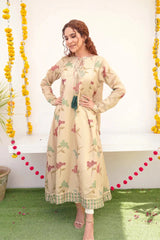 Dhaga Stitched 1 Piece Jacquard Frocks 2025-Uraan